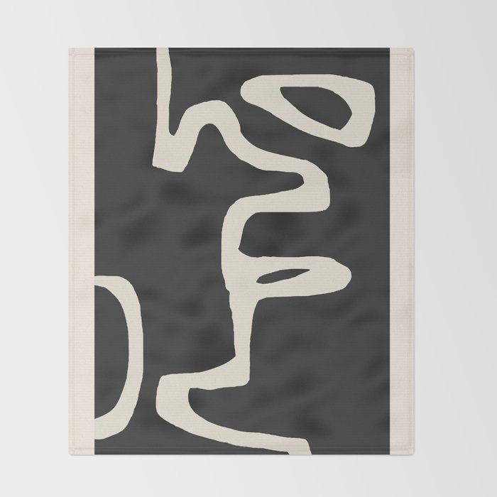 abstract minimal 56 Throw Blanket Gallery Image 2