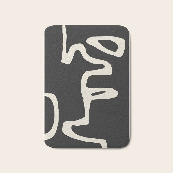 abstract minimal 56 Bath Mat Gallery Image 1