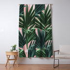 Pink and green palm trees Window Curtain Gallery Image 5