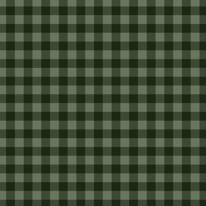 Gingham Plaid Pattern - Forest Green Coffee Mug Gallery Image 2