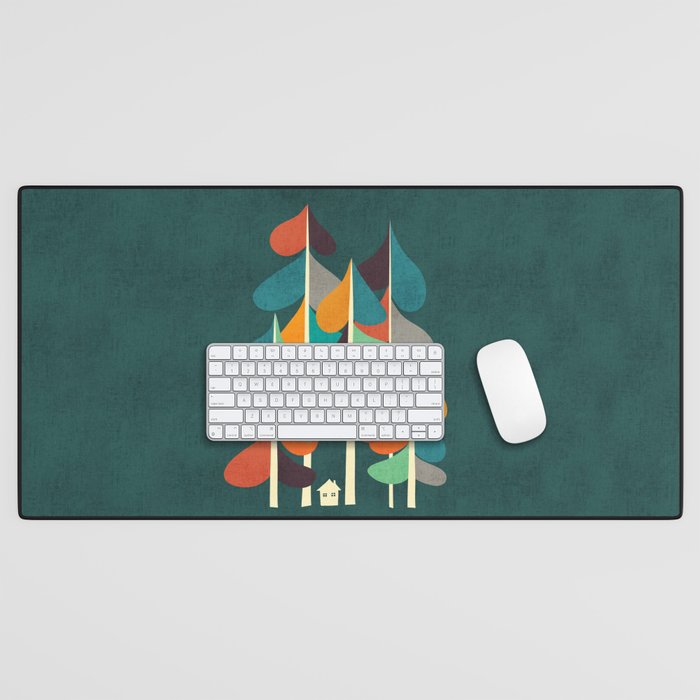 Cabin in the woods Desk Mat Gallery Image 1