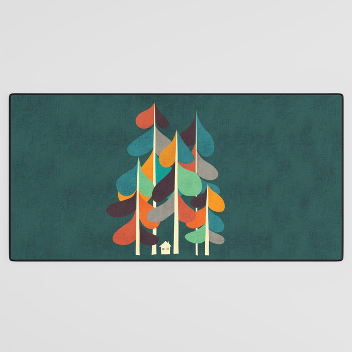 Cabin in the woods Desk Mat Gallery Image 3