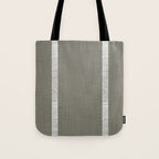 Modern Boho Serenity Stripes Muted Grey  Tote Bag Gallery Image 1