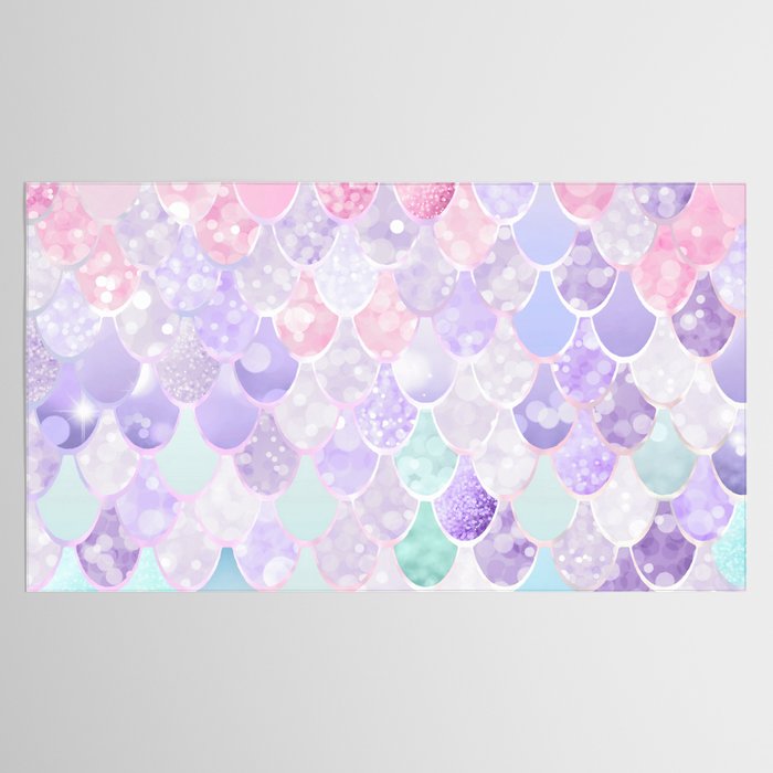 Mermaid Pastel Aesthetics Tablecloth Gallery Image 2