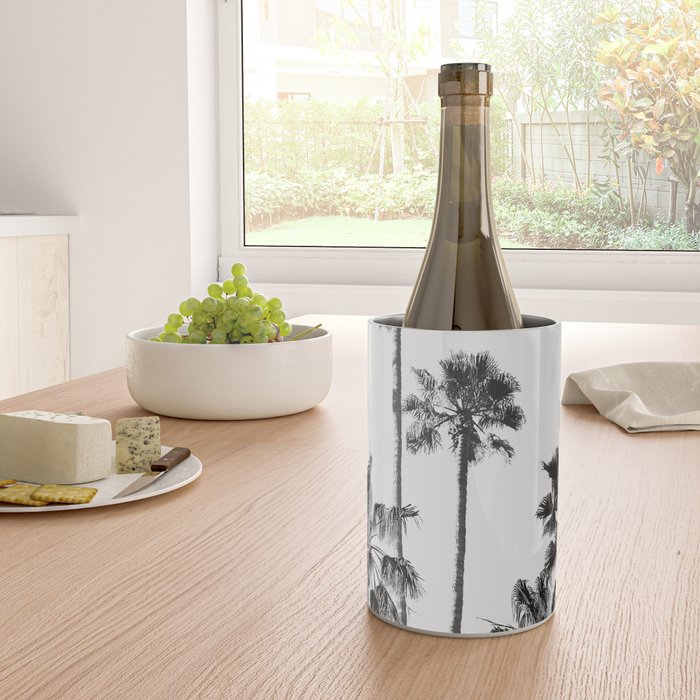 Black & White Palms 3 Wine Chiller Gallery Image 4