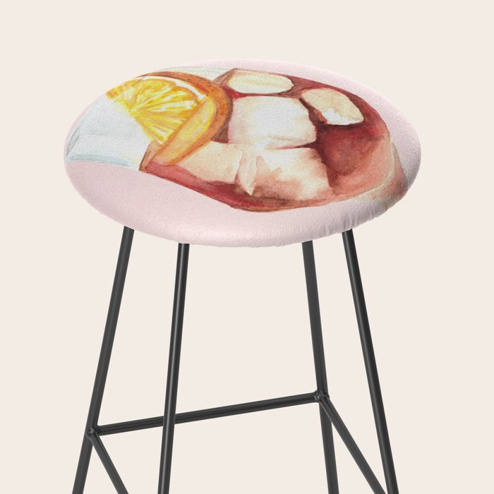 Aperol Spritz: Retro Classic Cocktail 01 Stool Gallery Image 2
