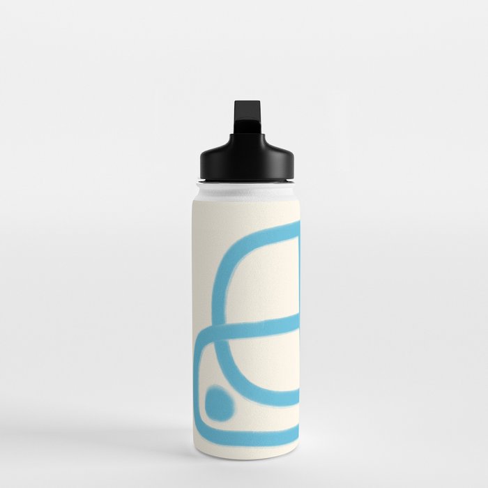FISHERMAN ABSTRACT PORTRAIT Water Bottle Gallery Image 3