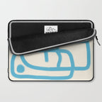 FISHERMAN ABSTRACT PORTRAIT Laptop Sleeve Gallery Image 2