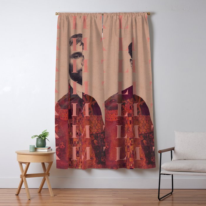 for Gustav Klimt Window Curtain Gallery Image 5