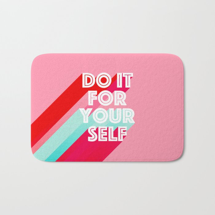 Do it for Yourself #motivational words Bath Mat Gallery Image 1