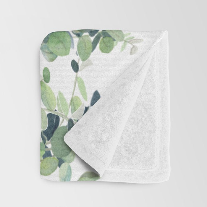Eucalyptus  Throw Blanket Gallery Image 3