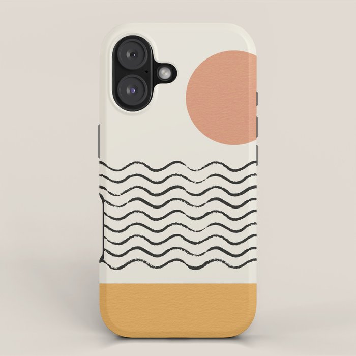 Sun Wave Beach - Abstract iPhone Case Gallery Image 1
