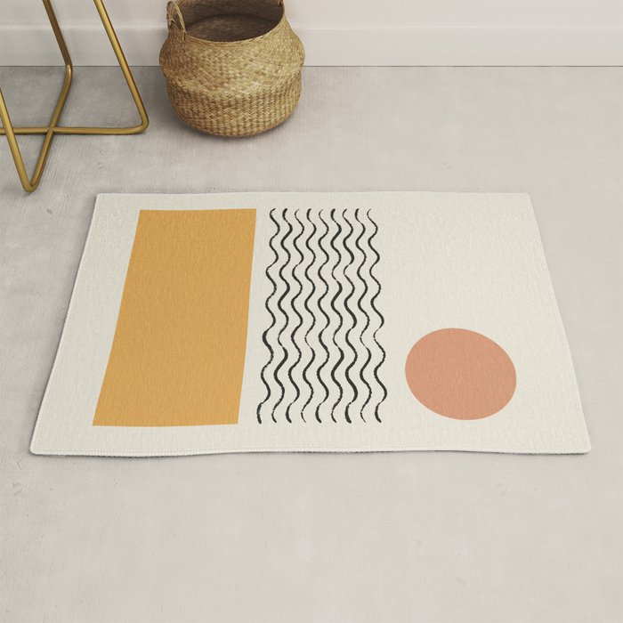 Sun Wave Beach - Abstract Rug Gallery Image 1