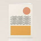 Sun Wave Beach - Abstract Stationery Card Gallery Image 2