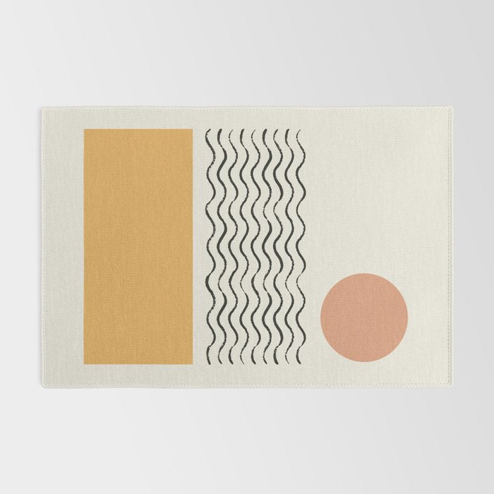 Sun Wave Beach - Abstract Rug Gallery Image 2