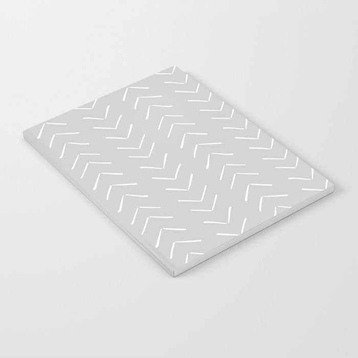 Boho Big Arrows in Grey Notebook Gallery Image 2