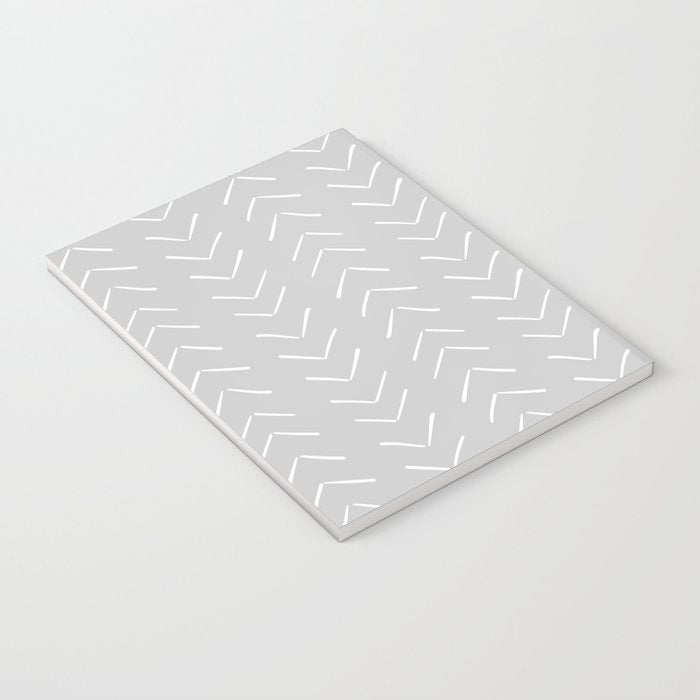 Boho Big Arrows in Grey Notebook Gallery Image 3
