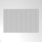 Boho Big Arrows in Grey Welcome Mat Gallery Image 1