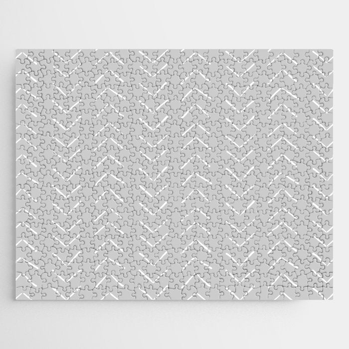Boho Big Arrows in Grey Jigsaw Puzzle Gallery Image 1