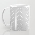 Boho Big Arrows in Grey Coffee Mug Gallery Image 3