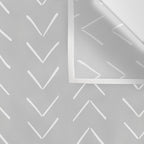 Boho Big Arrows in Grey Wall Tapestry Gallery Image 3