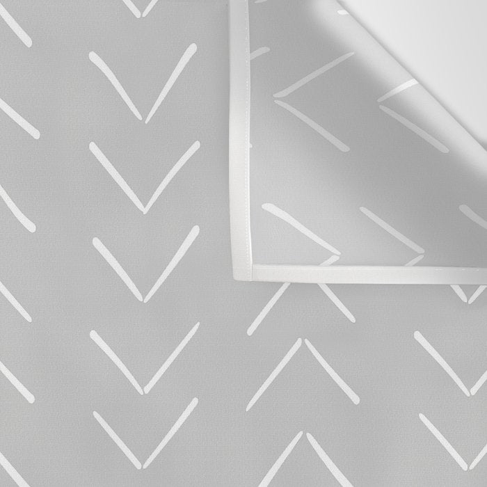 Boho Big Arrows in Grey Wall Tapestry Gallery Image 3