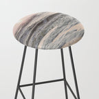 Pastel Tones Ocean In Holland Photo | Dutch Coast Seafoam And Waves Art Print | Travel Photography Stool Gallery Image 2