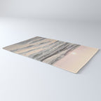 Pastel Tones Ocean In Holland Photo | Dutch Coast Seafoam And Waves Art Print | Travel Photography Rug Gallery Image 3