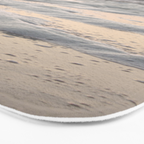 Pastel Tones Ocean In Holland Photo | Dutch Coast Seafoam And Waves Art Print | Travel Photography Bath Mat Gallery Image 3