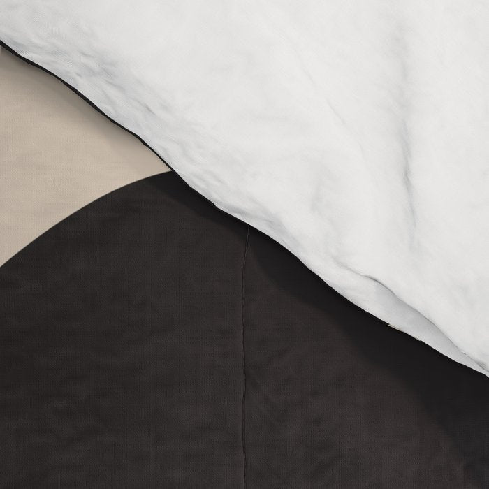 Black and White Retro Daisy Comforter Gallery Image 4
