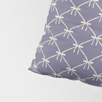 Bows & Ribbons Pattern XXXIII Neutral Lavender Purple Pillow Sham Gallery Image 4