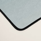 Tropical Dark Teal Gradient Inspired by Sherwin Williams 2020 Trending Color Oceanside SW6496 on Off White Desk Mat Gallery Image 4