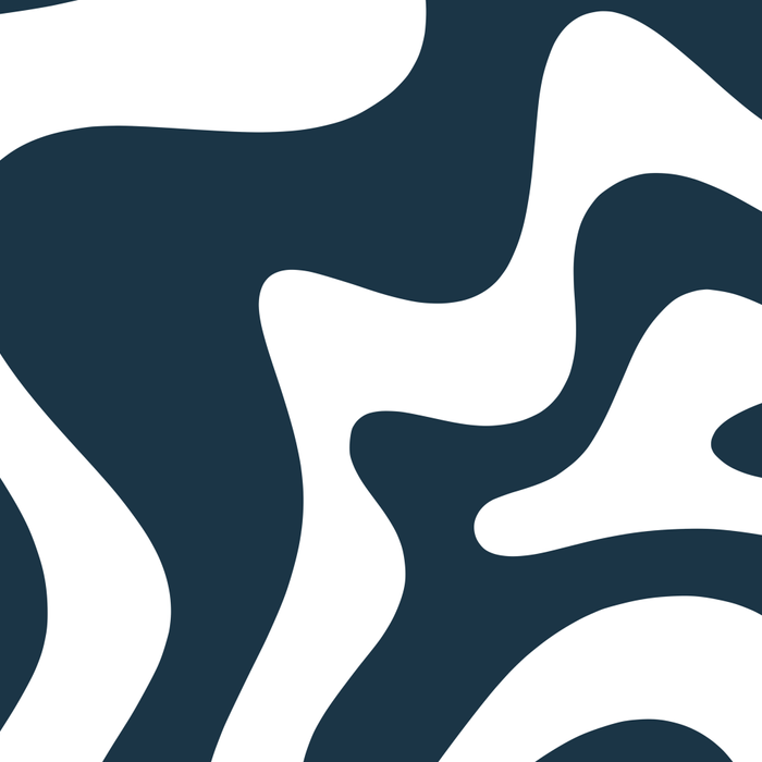 Liquid Swirl Abstract Pattern in Navy Blue and White Coffee Mug Gallery Image 2