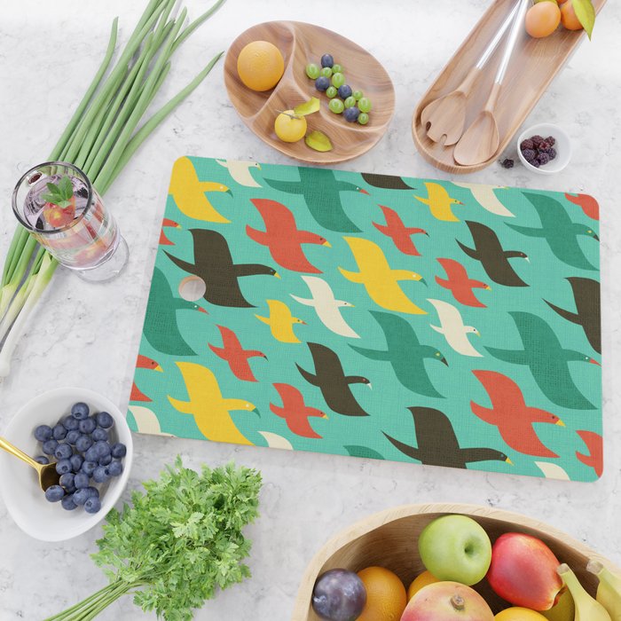 Birds are flying Cutting Board Gallery Image 2