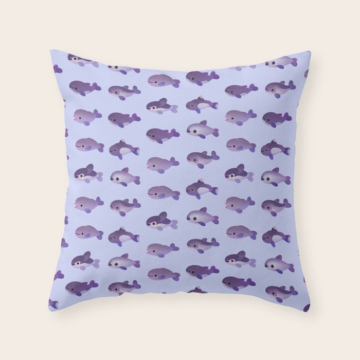 Porpoise Day Throw Pillow Gallery Image 6