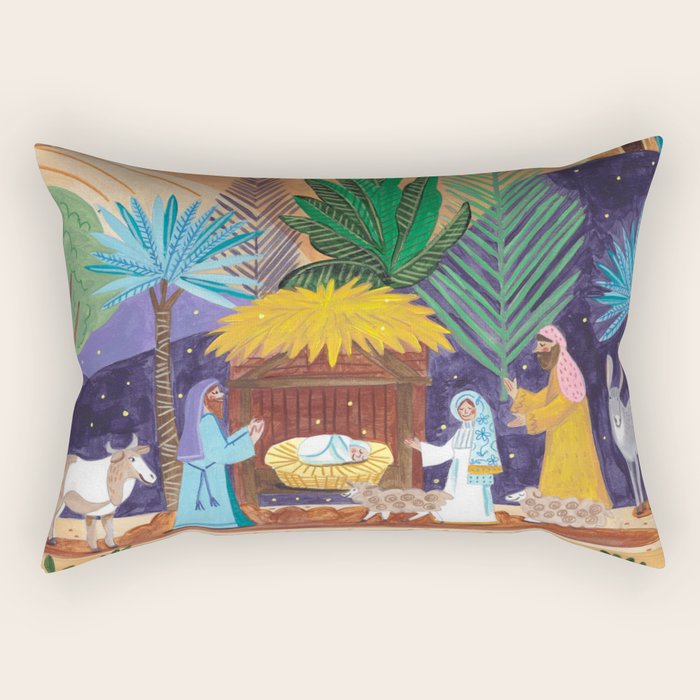 Joy to the World Rectangular Pillow Gallery Image 2