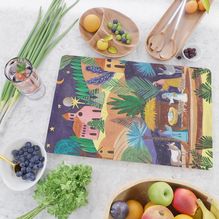 Joy to the World Cutting Board Gallery Image 2