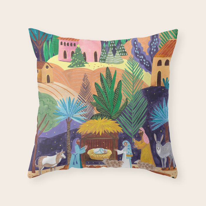 Joy to the World Throw Pillow Gallery Image 6
