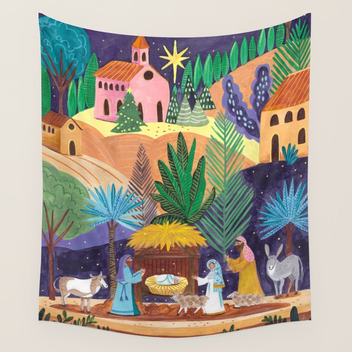 Joy to the World Wall Tapestry Gallery Image 4