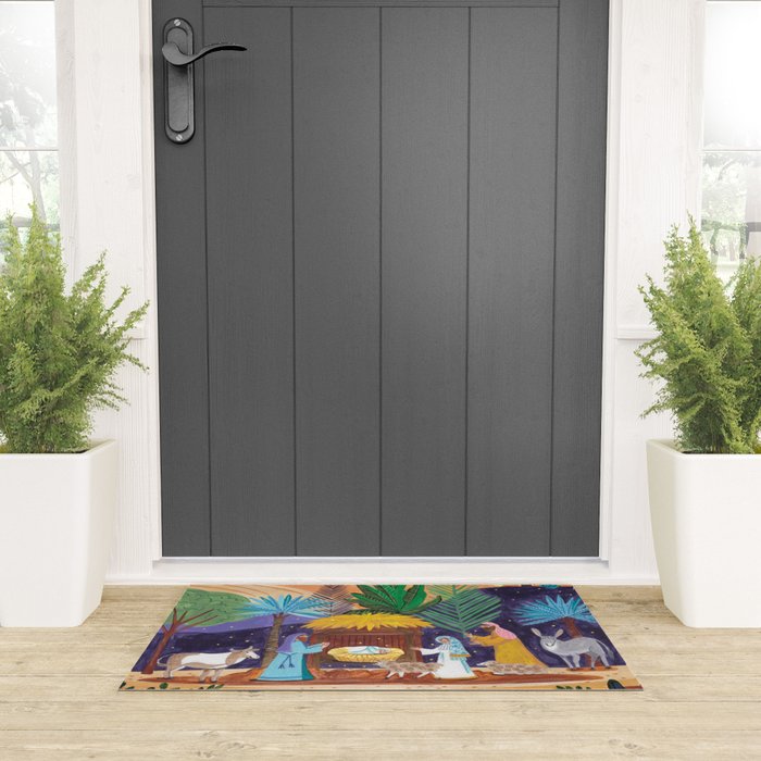 Joy to the World Welcome Mat Gallery Image 3