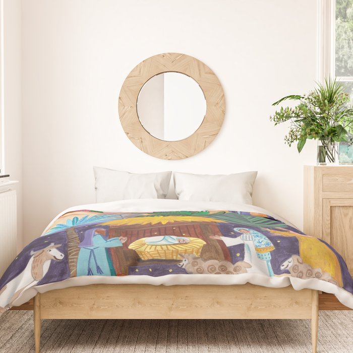 Joy to the World Duvet Cover Gallery Image 3