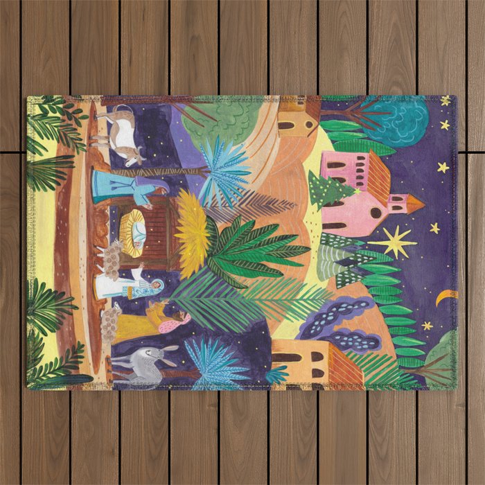 Joy to the World Outdoor Rug Gallery Image 1