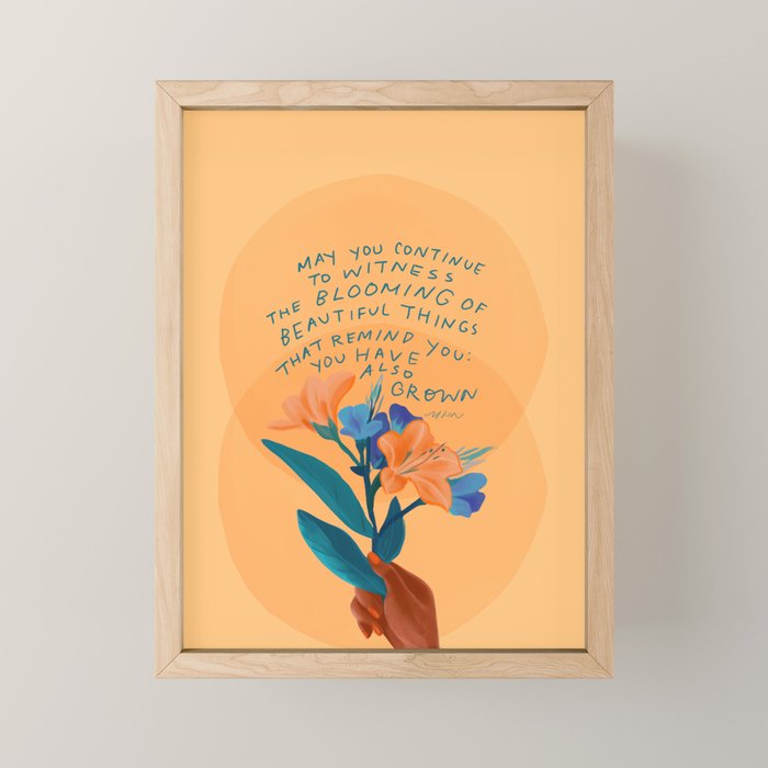 you have grown Mini Art Print Gallery Image 1