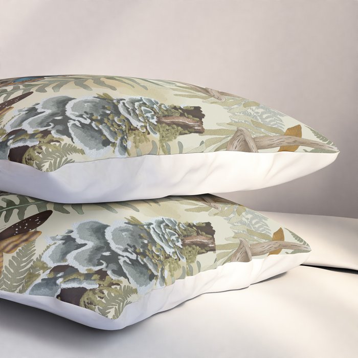 Lush boho forest C Pillow Sham Gallery Image 3