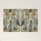 Lush boho forest C Welcome Mat Gallery Image 1