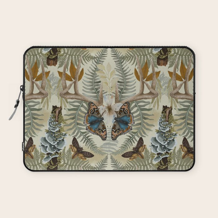 Lush boho forest C Laptop Sleeve Gallery Image 1