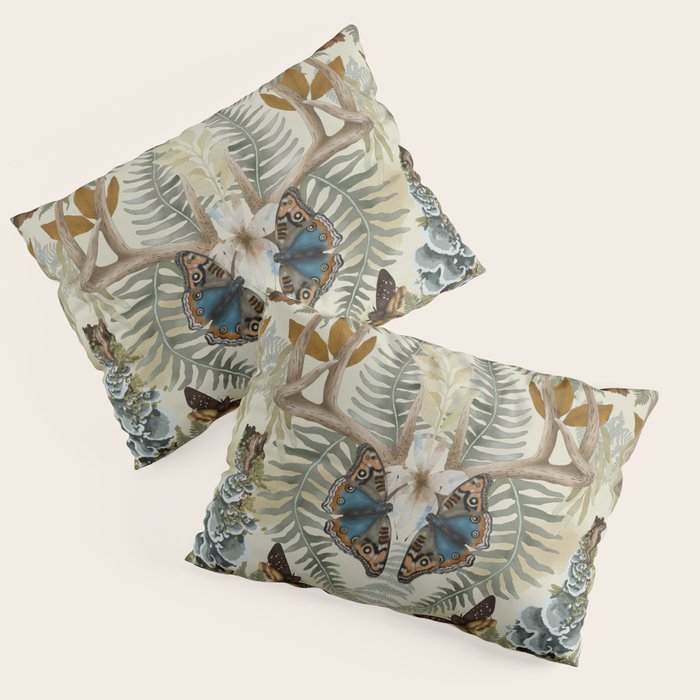 Lush boho forest C Pillow Sham Gallery Image 1