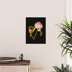 Rhododendron Maximum  by Mary Delany Paper Collage Floral Flower Botanical Paper Mosaic Vintage Scientific Plant Anatomy Poster Gallery Image 2