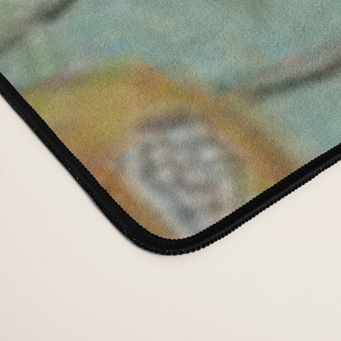 A Teal of Two Birds Chinoiserie Desk Mat Gallery Image 4