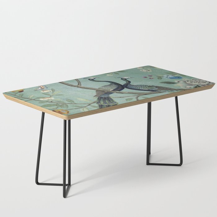 A Teal of Two Birds Chinoiserie Coffee Table Gallery Image 1